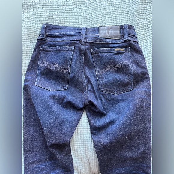 Excellent Skinny Lin Worn Indigo Nudie Jeans - Picture 8 of 13
